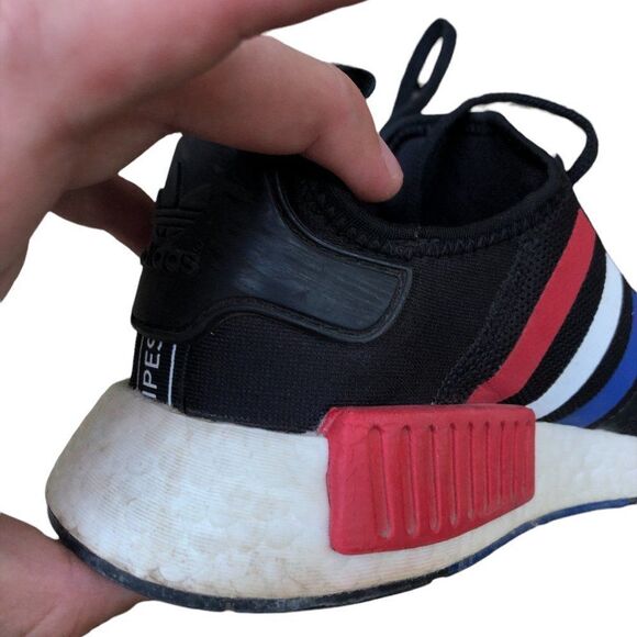 2019 Adidas NMD R1 Black Tri-Color Size 8 Black - Picture 15 of 16